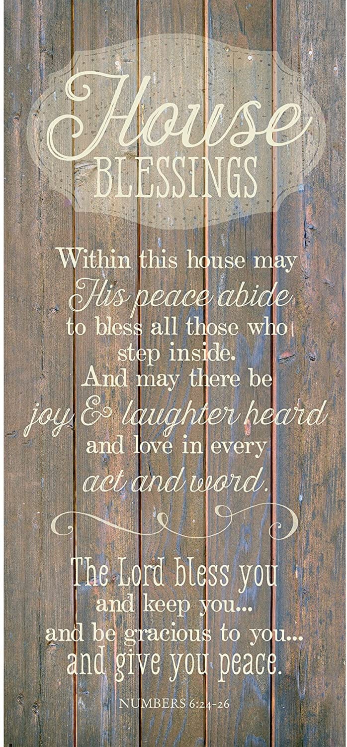 House Blessings - Wooden Wall Plaque - Shelburne Country Store