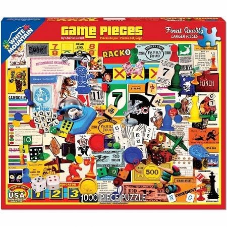 Game Pieces Puzzle - 1000 Piece - Shelburne Country Store