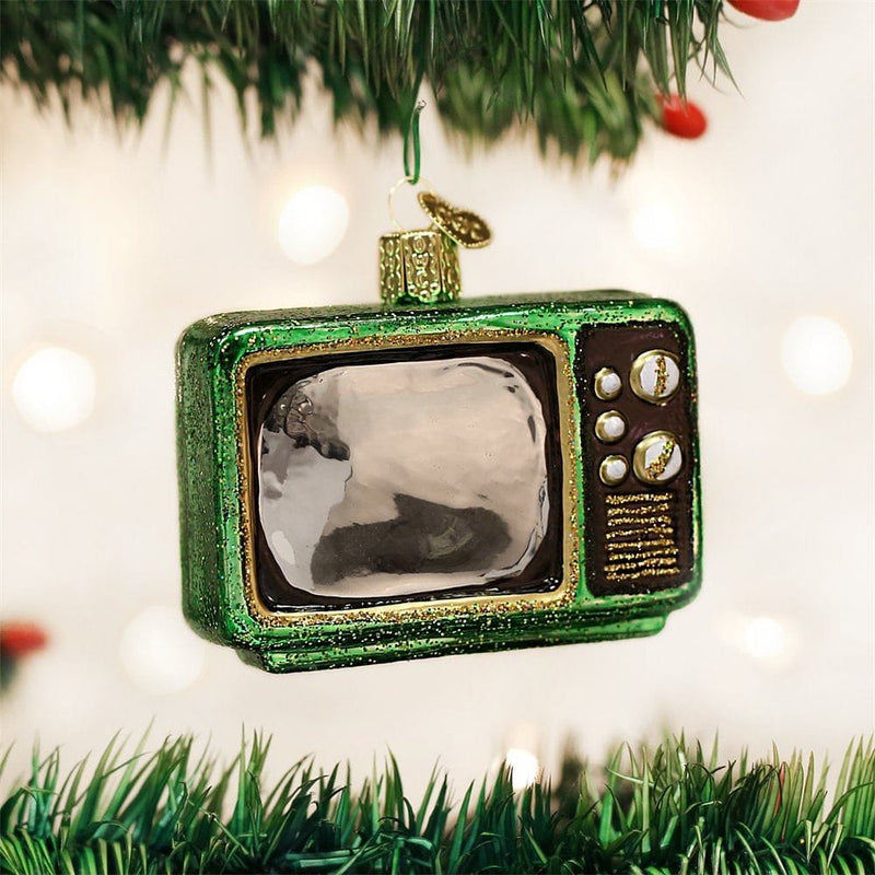 Old World Christmas Retro Tube Tv Glass Blown Ornament - Shelburne Country Store