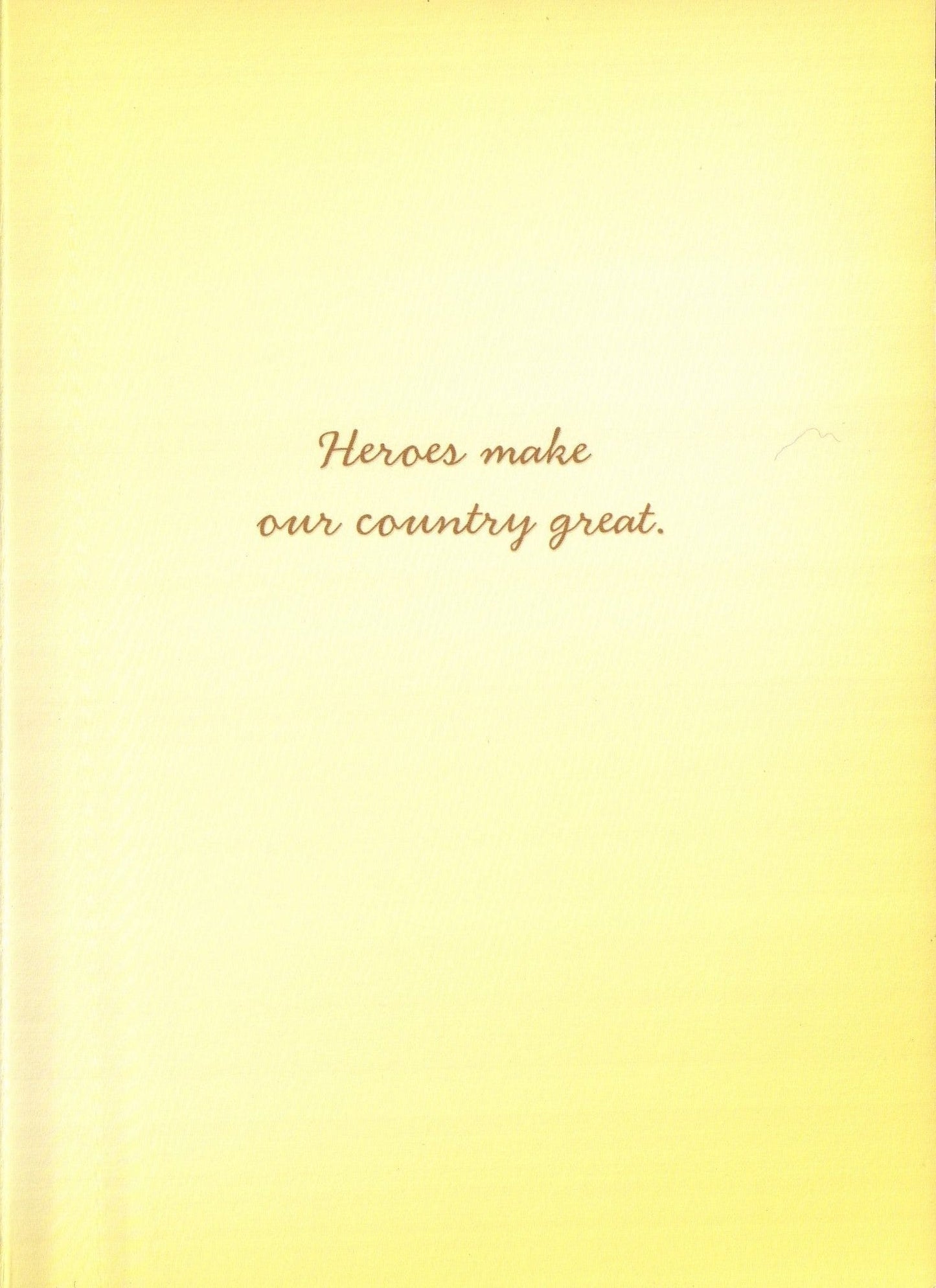 Memorial Day Card - Yellow Ribbon - Shelburne Country Store