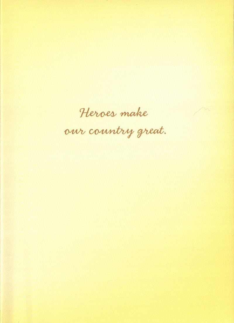 Memorial Day Card - Yellow Ribbon - Shelburne Country Store