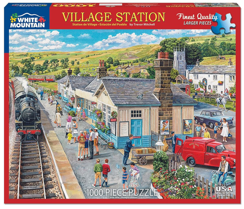 Village Station - 1000 Piece Jigsaw Puzzle - Shelburne Country Store