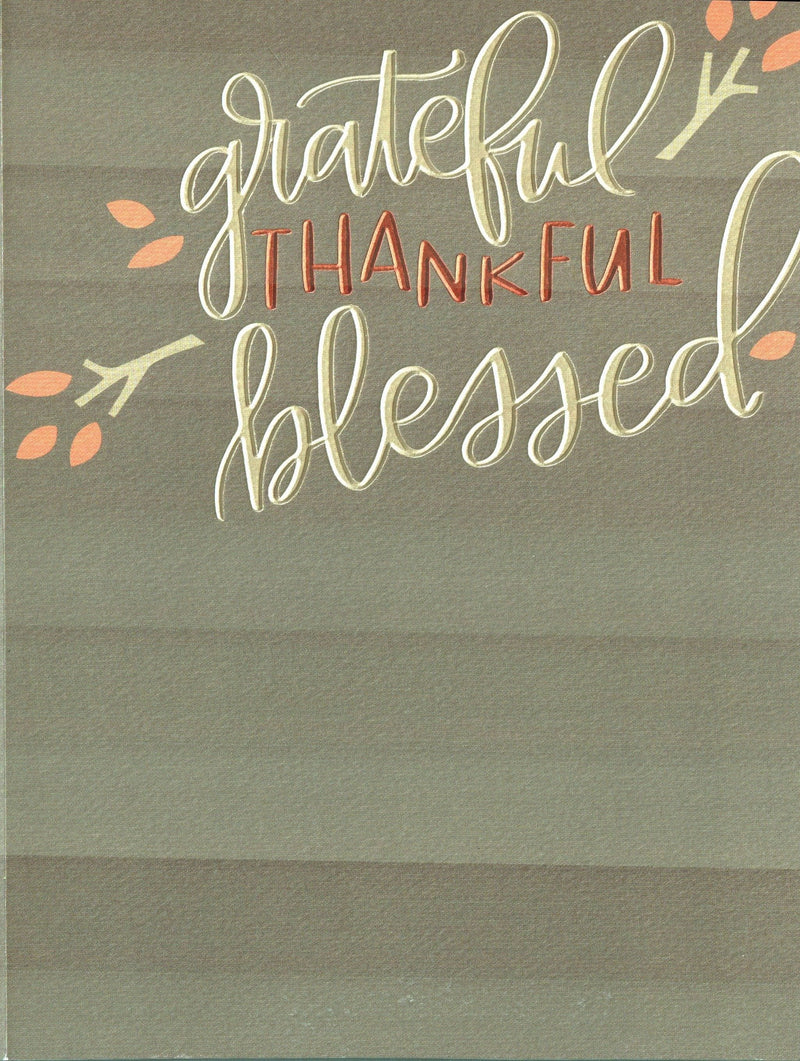 Grateful Thankful Thanksgiving Card - Shelburne Country Store