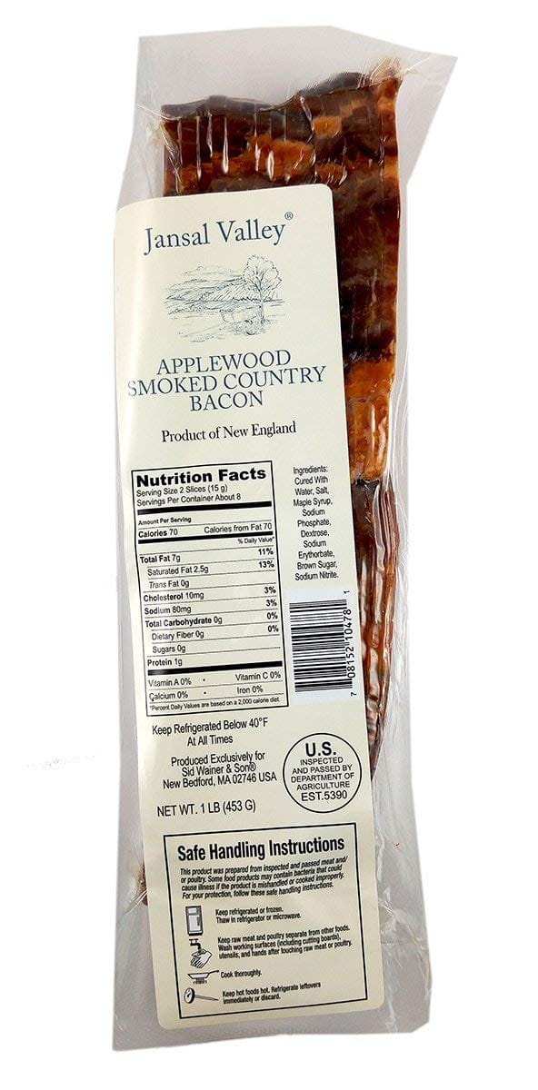 New England Applewood Smoked Bacon - Shelburne Country Store