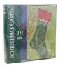 18 Count Value Christmas Cards - Joy Stocking - Shelburne Country Store
