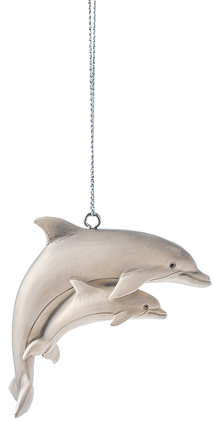 Dolphin and Baby Ornament - Shelburne Country Store