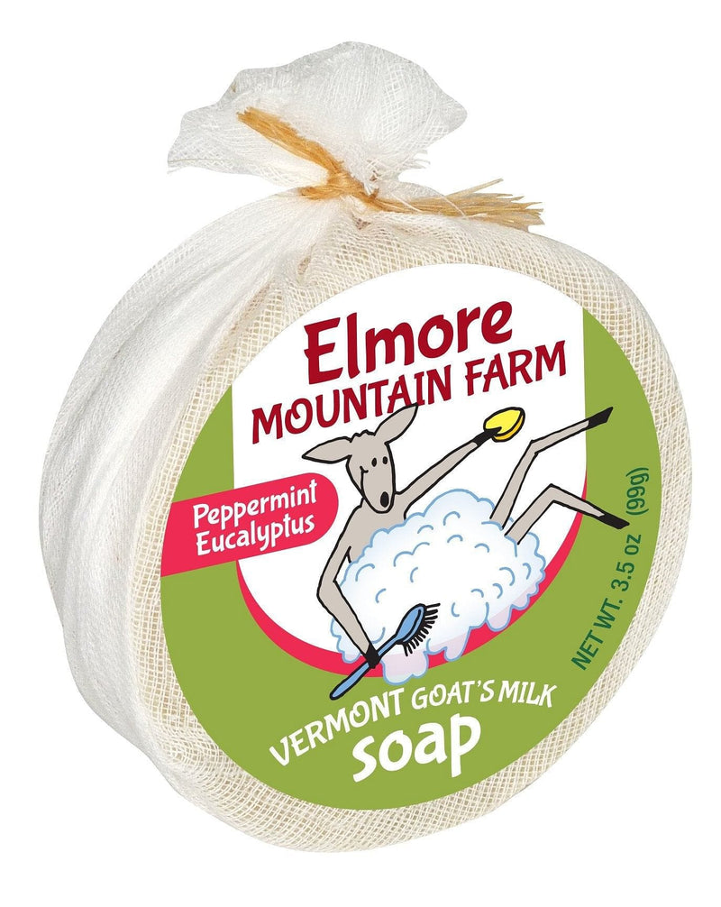 Elmore Mountain Farm Goat's Milk Soap - Peppermint Eucalyptus - Shelburne Country Store