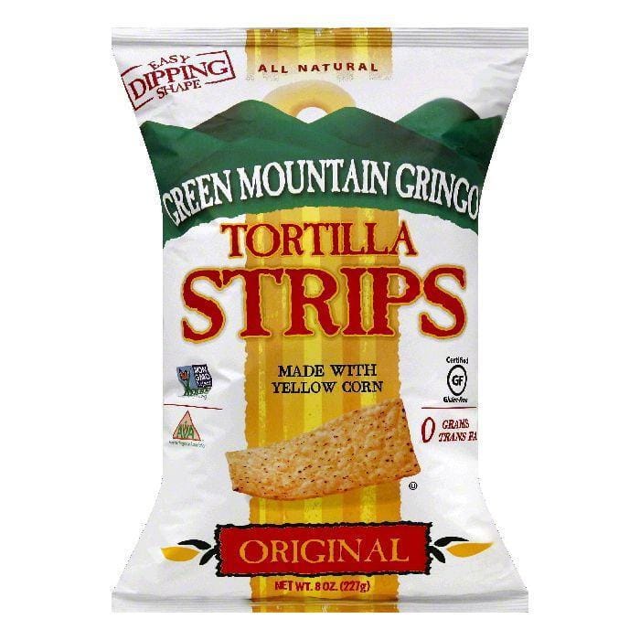 Green Mountain Gringo Tortilla Strips - 8 Ounce Bag - Shelburne Country Store