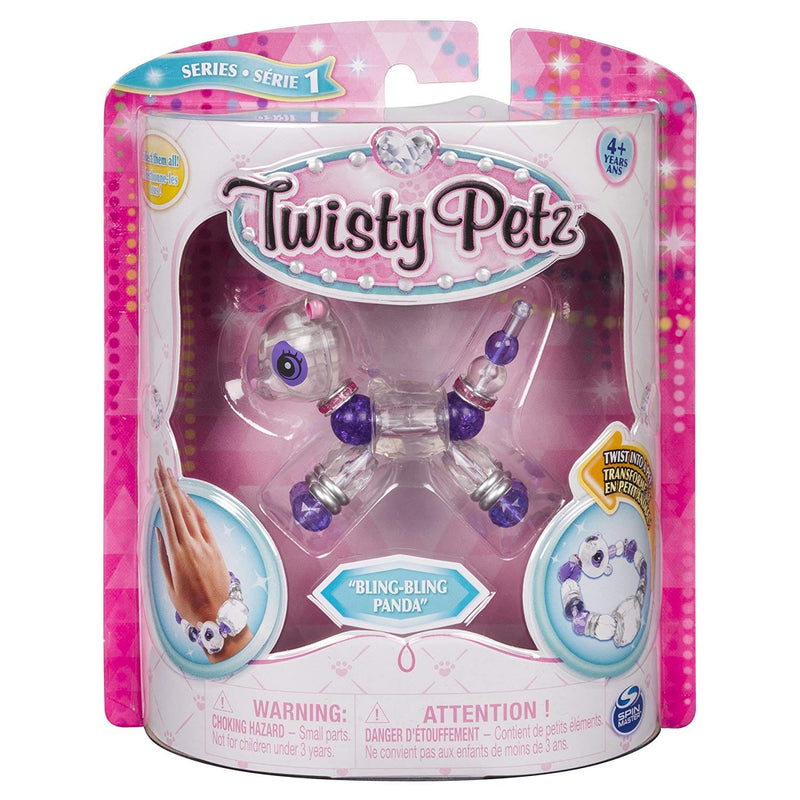 Twisty Petz - Bling Bling Panda - Make a Bracelet or Twist into a Pet - Shelburne Country Store