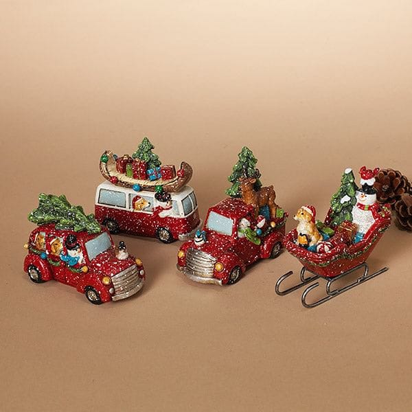 4 Inch Holiday Vehicle  -  Truck - Shelburne Country Store