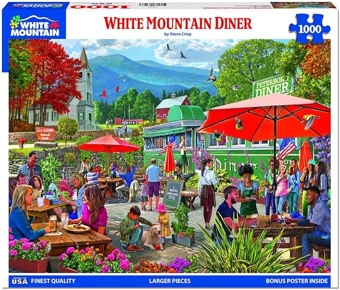 White Mountain Diner - 1000 Piece Jigsaw Puzzle - Shelburne Country Store