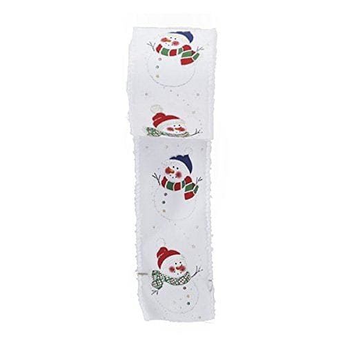 Snowman Double Wire Ribbon - Shelburne Country Store