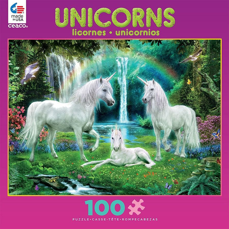 Unicorn Family 100 Piece Puzzle - Shelburne Country Store