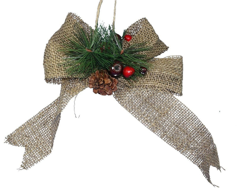 Burlap Bow - Shelburne Country Store