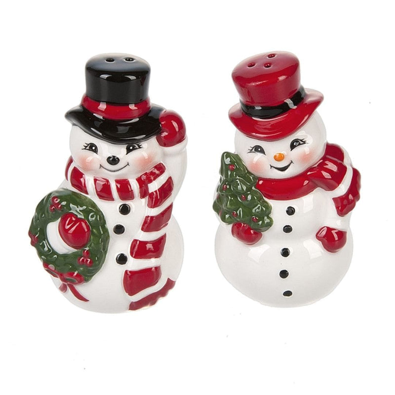 Snowman Salt & Pepper Shaker set/2 - Shelburne Country Store