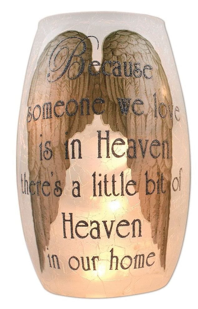 A Piece of Heaven is in our Home Lighted Vase - - Shelburne Country Store