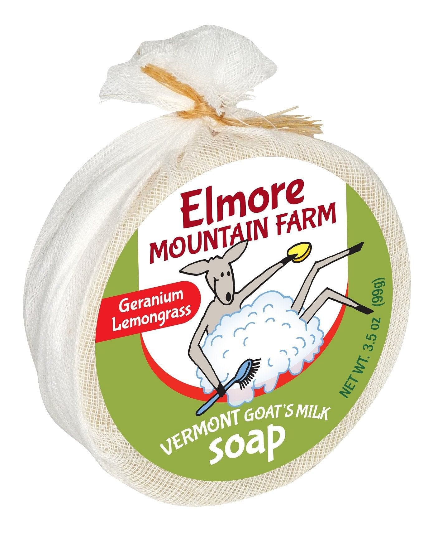 Elmore Mountain Farm Goat's Milk Soap - Geranium Lemongrass - Shelburne Country Store