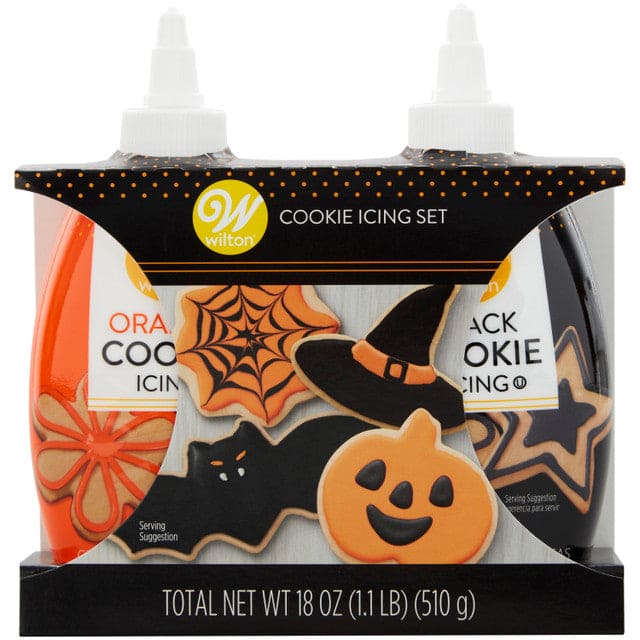 Black and Orange Cookie Icing Set - 2-Piece - Shelburne Country Store