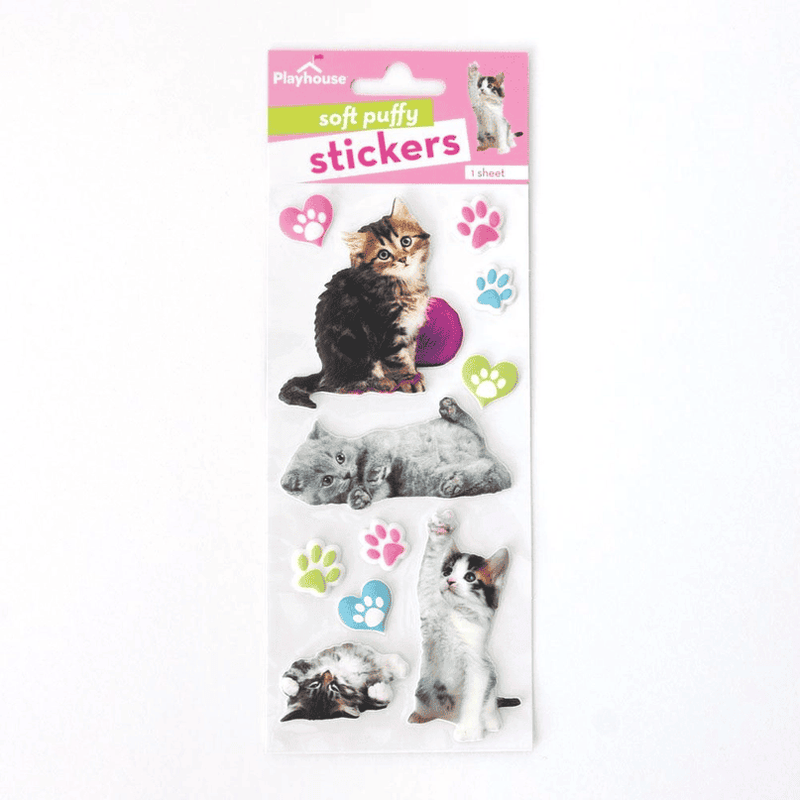 Kitten Puffy Stickers - Shelburne Country Store