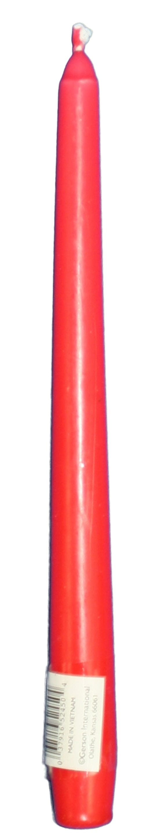 10 inch Red Taper Candle - Shelburne Country Store