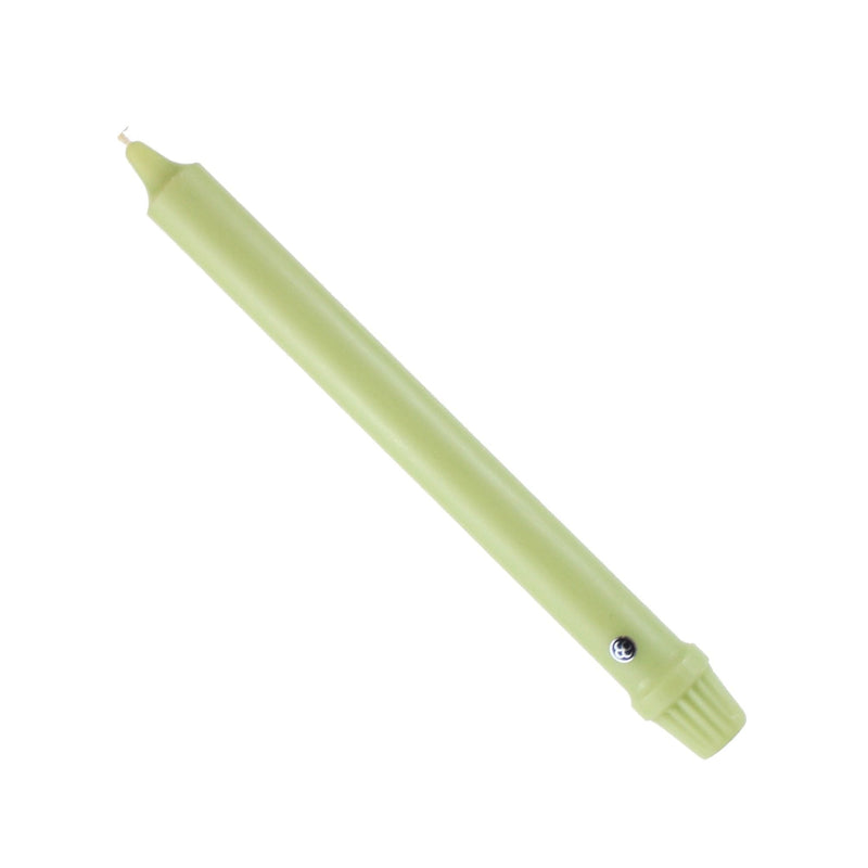 Colonial Candle Single Taper Candle (Willow Green) - - Shelburne Country Store