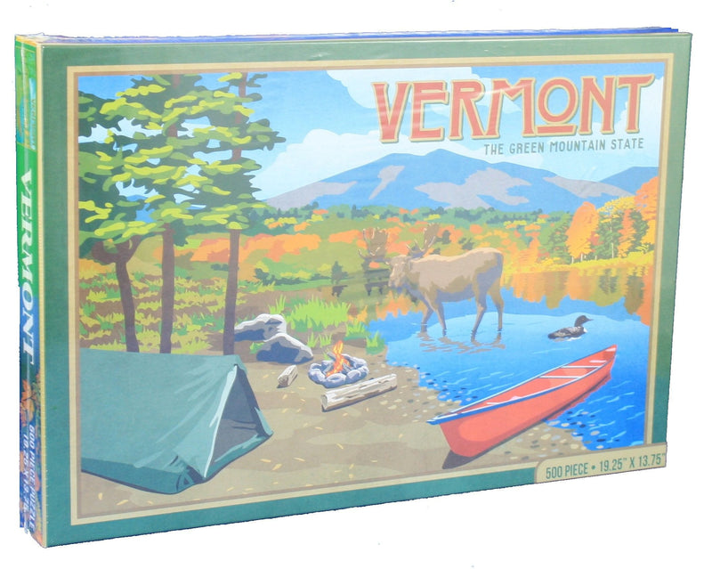 Vermont Camp Scene 500 Piece Puzzle - Shelburne Country Store