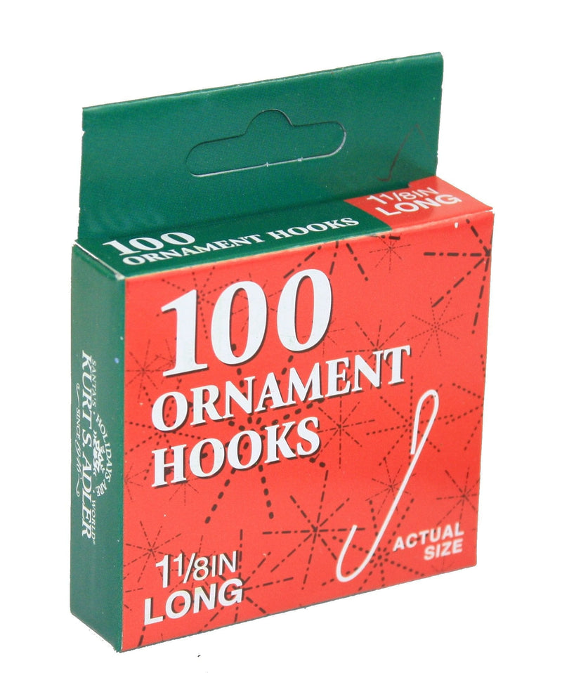Box of 100 Metal Ornament Hooks - Shelburne Country Store