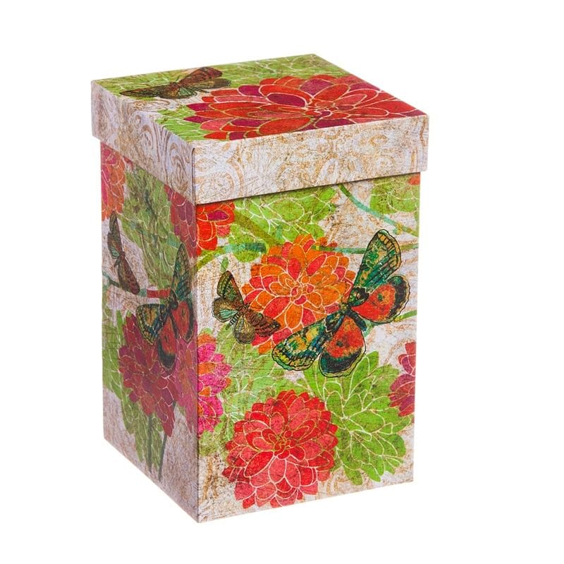 Ceramic Travel Cup w/Box, 17 oz - Summer Garden - Shelburne Country Store