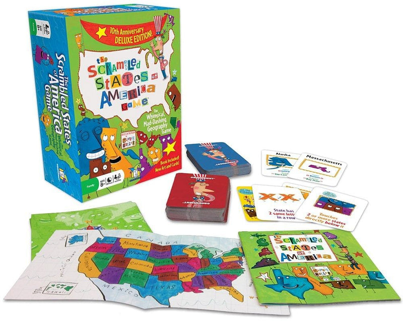 Scrambled States Game Deluxe - Shelburne Country Store