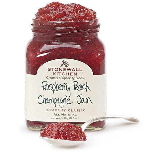 Stonewall Kitchen Raspberry Peach Champagne Jam   - 12.5 oz jar - Shelburne Country Store