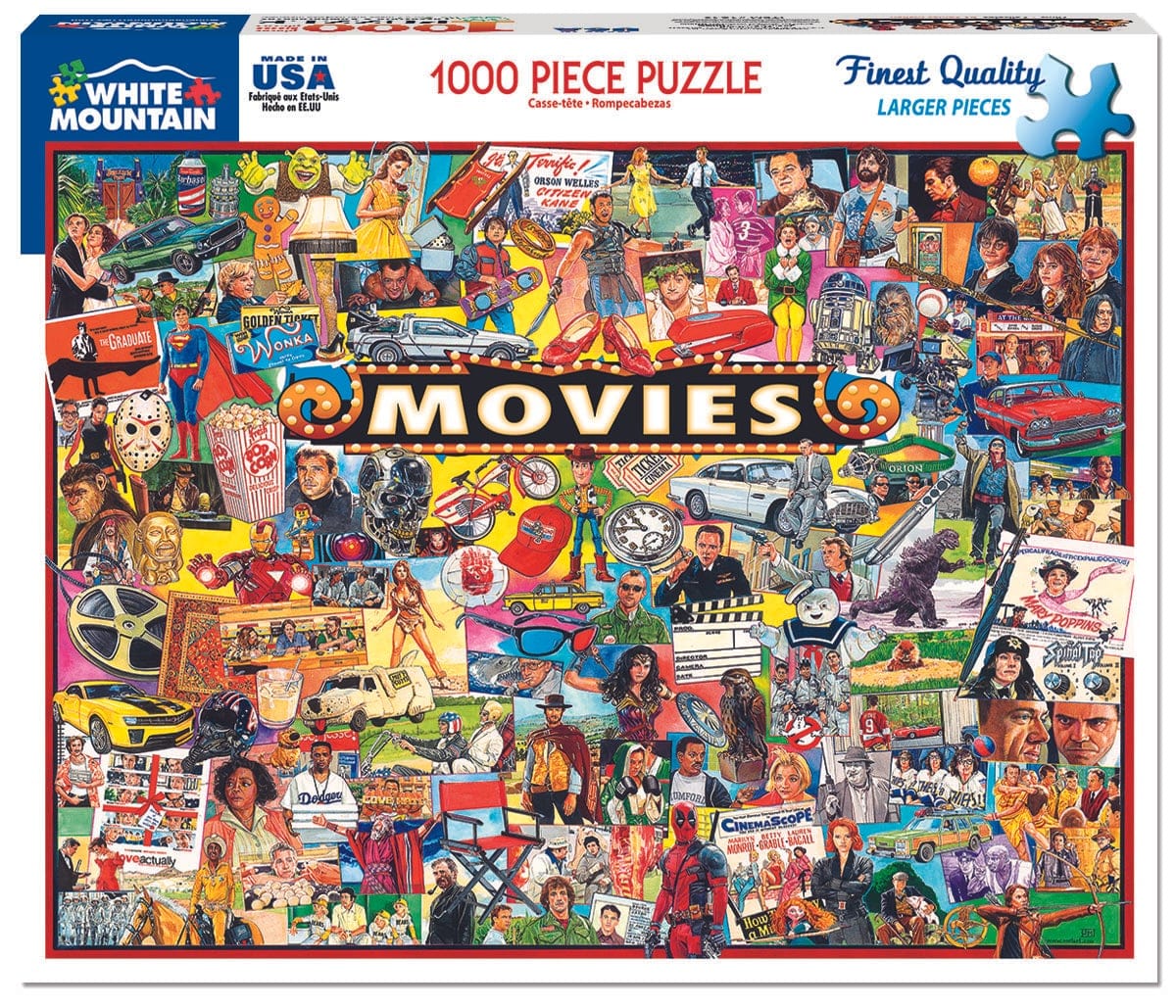 The Movies - 1000 Piece Puzzle - The Country Christmas Loft