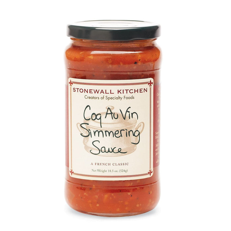 Stonewall Kitchen Coq Au Vin Simmering Sauce - 18.5 oz jar - Shelburne Country Store