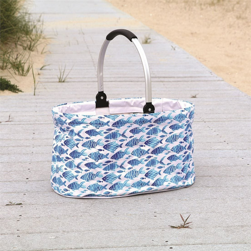 Fish Pattern Market Tote - Shelburne Country Store
