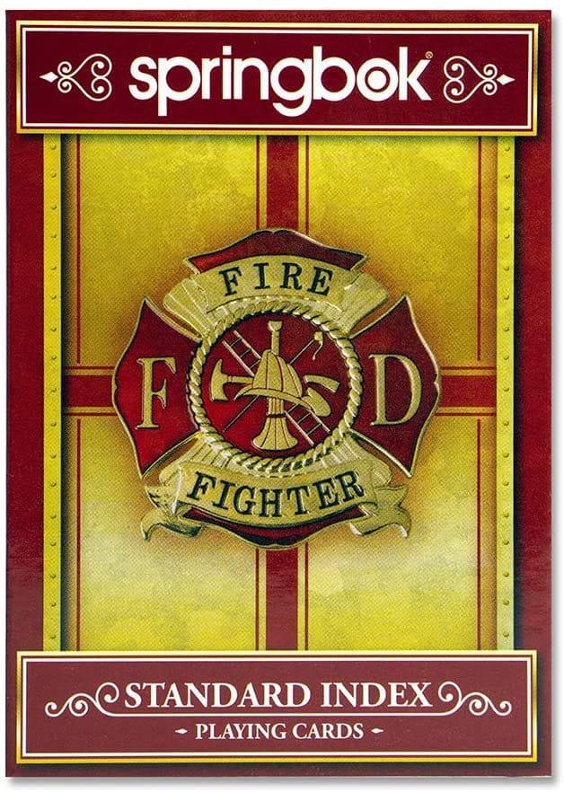 Casino Grade Playing Cards - Firefighter - Shelburne Country Store