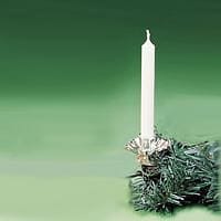 White Dripless Candles for Glockenspeils Chimes - 12-Piece Box Set - Shelburne Country Store