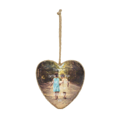 Sister Heart Ornament - Shelburne Country Store