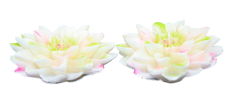 Mum Flower Candle Set of 2 - - Shelburne Country Store