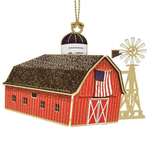 Americana Barn Ornament - Shelburne Country Store