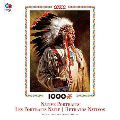 Ceaco Native Portraits 1000 Piece Puzzle - - Shelburne Country Store
