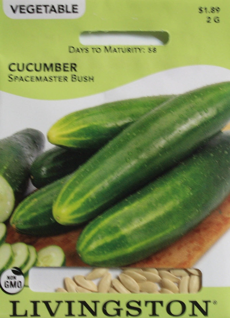 Seed Packet - Cucumber - Spacemaster (Bush Type O.P.) - Shelburne Country Store