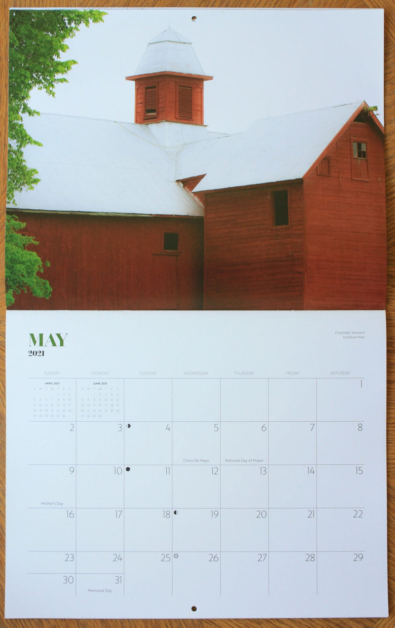 2021 Amazing Vermont Barns Calendar - Shelburne Country Store