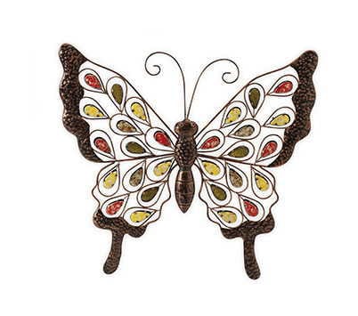 17 inch Metal Garden Art - Butterfly - Shelburne Country Store