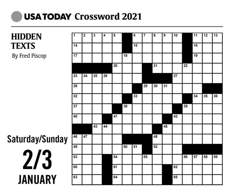 2021 Crossword Puzzles  Day to Day Calendar - Shelburne Country Store