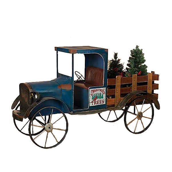82" Solar Lighted Antique Woody Replica Truck - Shelburne Country Store