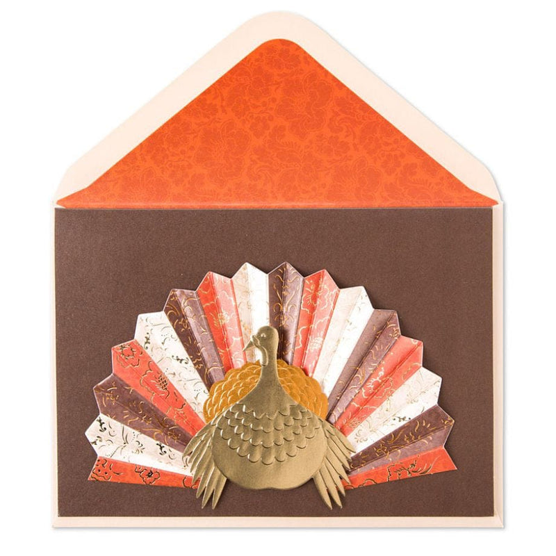 Turkey Pleaded Tail Card - Shelburne Country Store