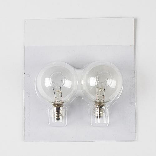 2-Pk G40 Clear Replacement Bulbs - Shelburne Country Store