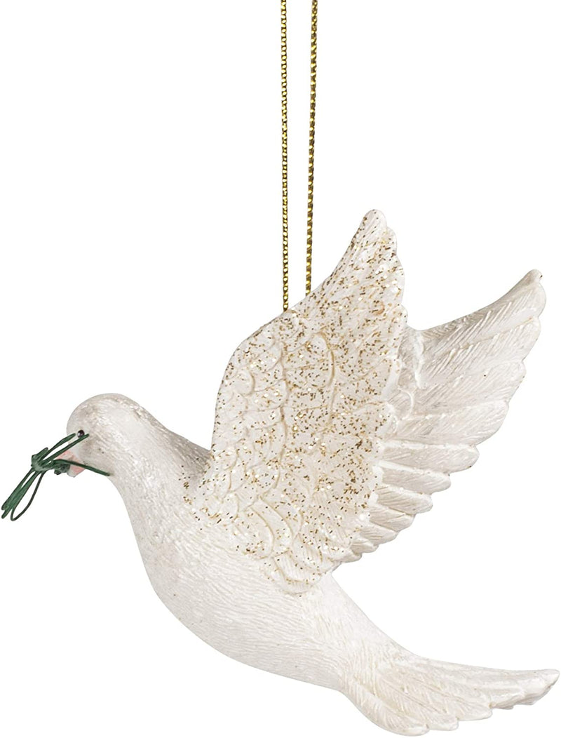 Dove with Olive Branch Ornament - Shelburne Country Store