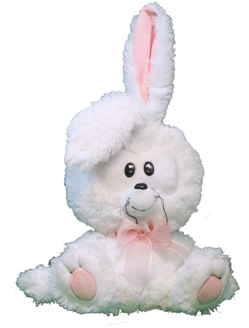 11 inch Big Head White Bunny - The Country Christmas Loft