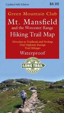 Mt Mansfield and Worcester Range Hiking Trail Map - Shelburne Country Store