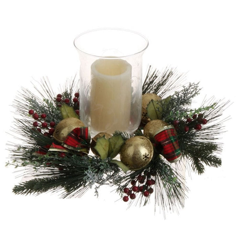 Pillar Candle Faux Pine Ring - Shelburne Country Store
